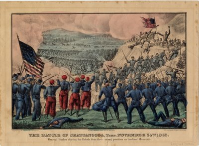 Battle of Chattanooga, Tennessee, 24th November 1863 by Edmund Burke Kellogg
